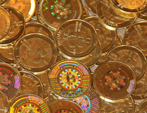 Physical bitcoin coins